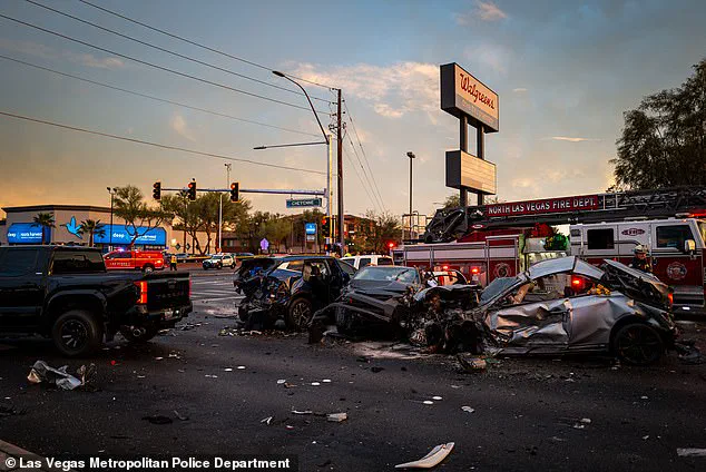 Tragic Las Vegas Crash: 19-Year-Old Driver Charged with Murder After High-Speed Collision Kills Pregnant Girlfriend and Another Driver