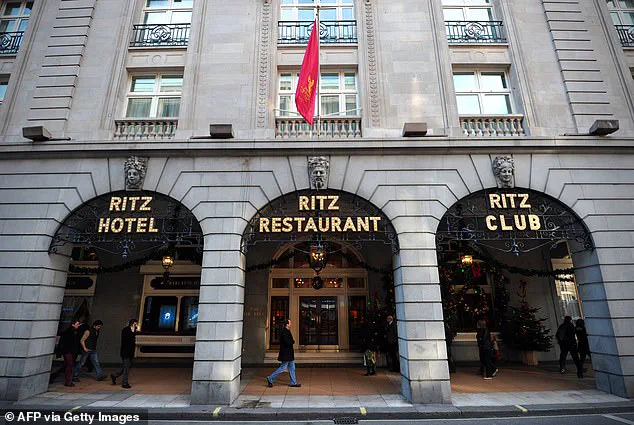 Ritz London Investigates Unusual Incident During Afternoon Tea