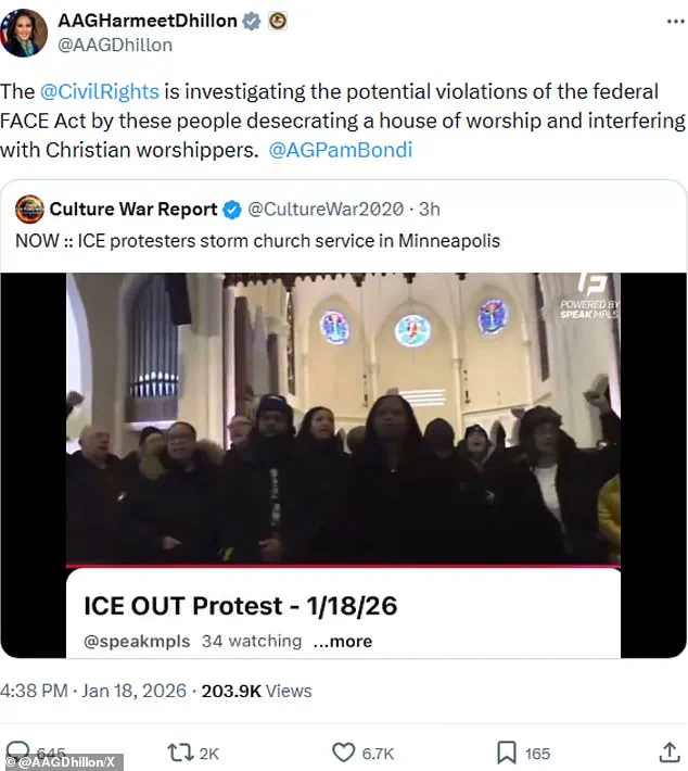 Protesters Disrupt Minnesota Church Service Over ICE Allegations, Sparking Outrage Among Congregants