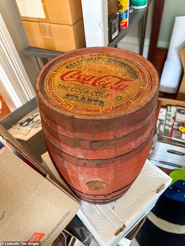 Historic Coca-Cola Barrel Uncovered in Atlanta: Rare Glimpse into Early 20th Century Origins of Iconic Brand