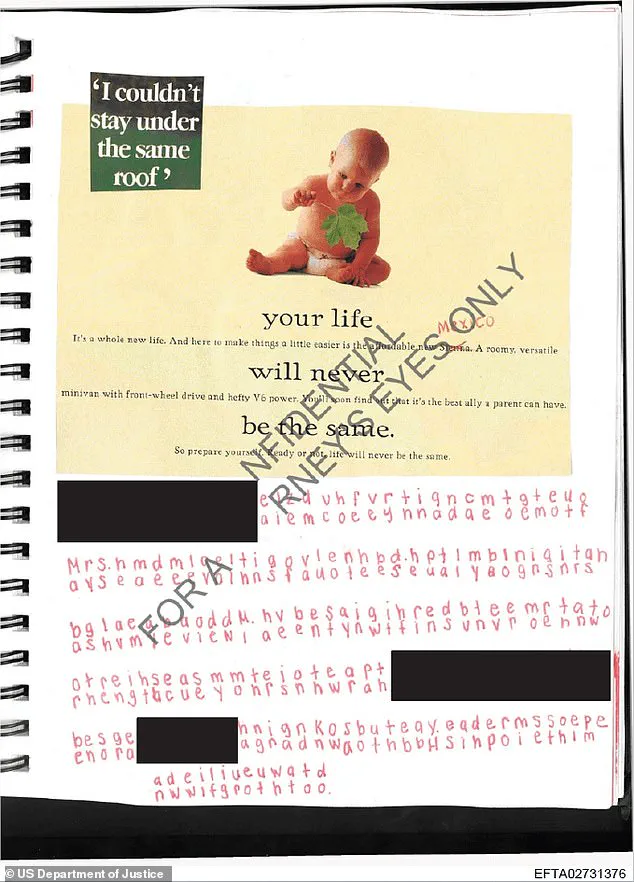 DOJ Unveils Epstein Files: Victim's Diary Details Traumatic Birth at 16