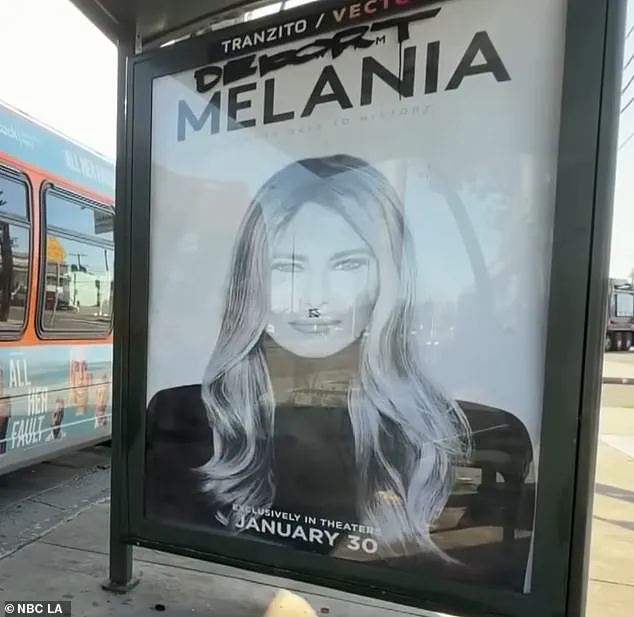 Woman Adds Hitler Mustache to Melania Trump Documentary Poster in LA, Sparks Debate