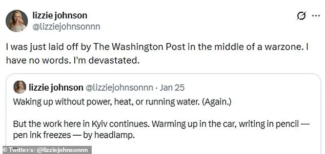 Washington Post Ukraine Correspondent Laid Off Amid War Zone Struggles