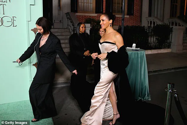 Meghan Markle dazzles at Fifteen Percent Pledge Gala in custom Harbison Studio gown, spotlighting support for Black-owned businesses