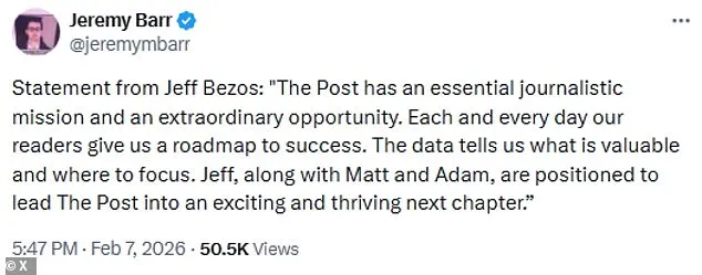 The Washington Post's Leadership Crisis: Resignation, Layoffs, and the Battle for Editorial Independence