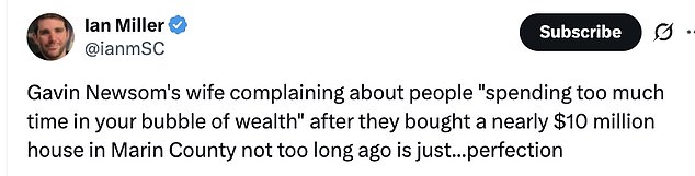 Republicans Leverage Jennifer Siebel Newsom's Elitism Criticisms to Undermine Gavin Newsom's 2028 Bid