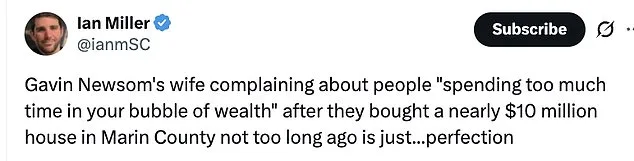 Republicans Leverage Jennifer Siebel Newsom's Elitism Criticisms to Undermine Gavin Newsom's 2028 Bid