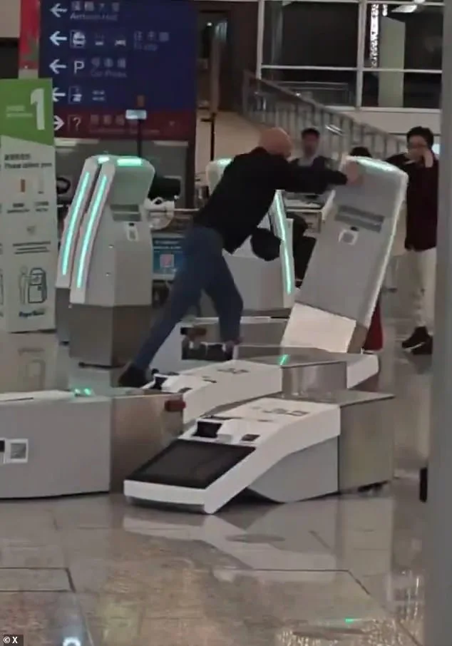British tourist arrested after Hong Kong Airport rampage, damaging 10 kiosks and possessing illegal pills