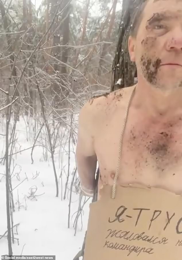 Chilling Video Reveals Russian Officer's Brutal Punishment of Soldiers in Ukraine War