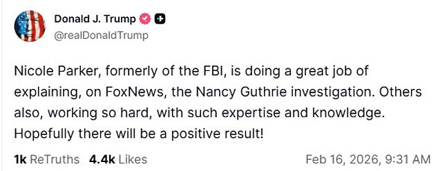 Third Week in Search for Nancy Guthrie: Investigators Focus on Walmart-Bought Clothing as Key Clue