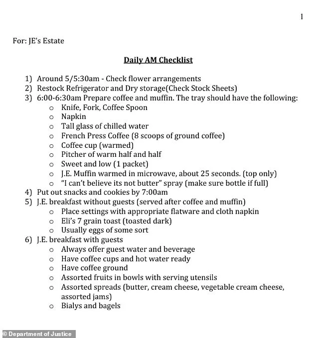 Previously Unseen Documents Reveal Jeffrey Epstein's Obsessive Private Habits and Legal Fallout for Associates