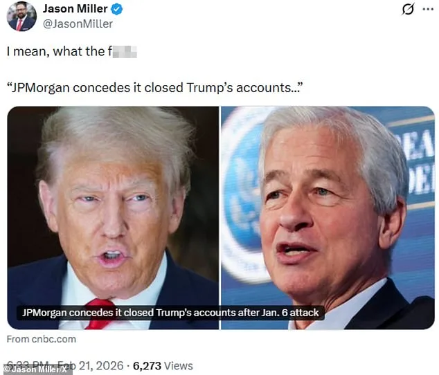 JPMorgan Chase Faces Political Controversy Over Trump Account Closures Amid Legal Battle and Broader Implications for Corporate Influence