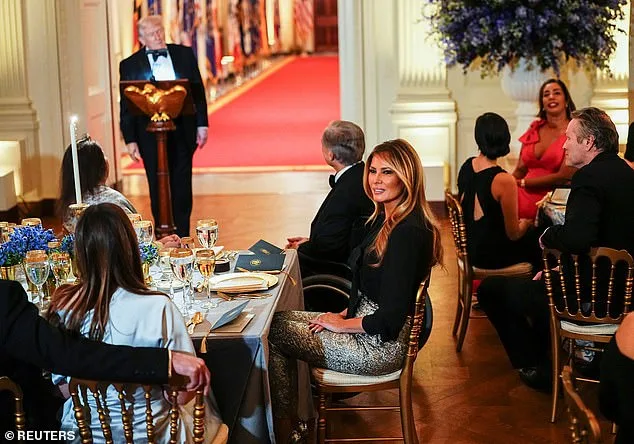 Melania Trump's Poise Contrasts with Turbulent Governors' Dinner Atmosphere