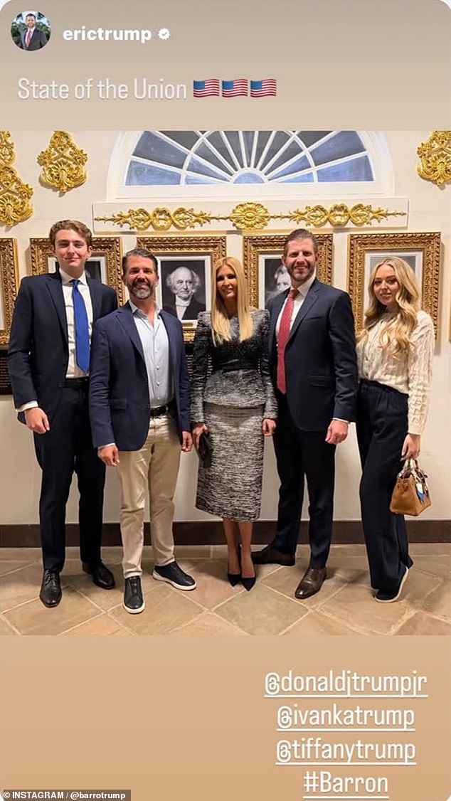 Barron Trump's Surprise State of the Union Appearance and Blue Tie Spark Political Speculation