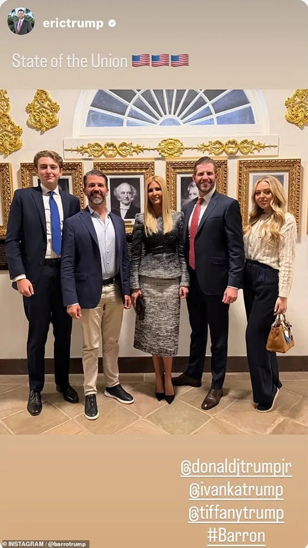 Barron Trump's Surprise State of the Union Appearance and Blue Tie Spark Political Speculation