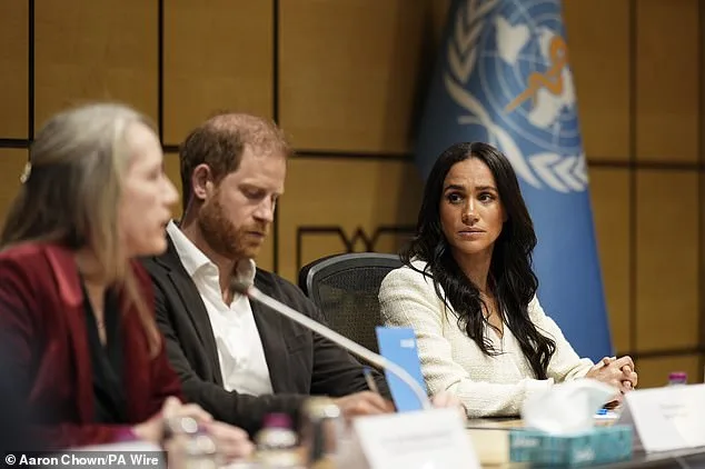 Prince Harry and Meghan Spotlight Palestinian Refugee Crisis in Jordan as WHO Director Emphasizes Global Health Imperative