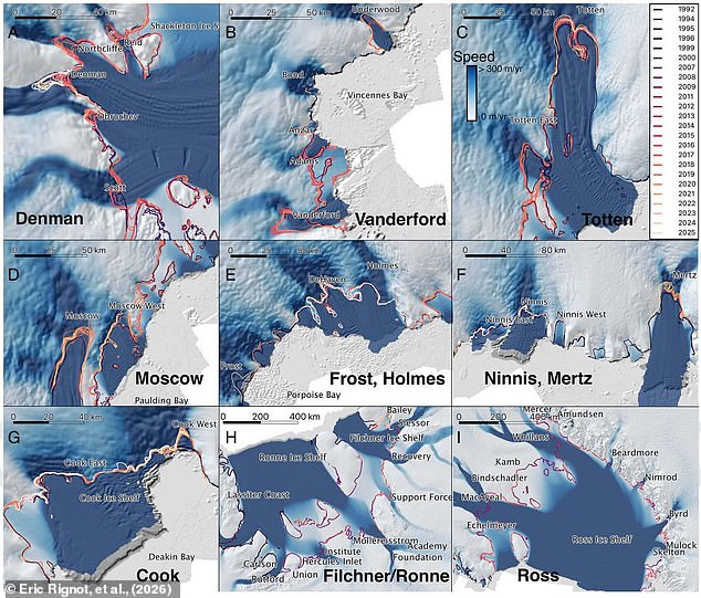 Study Reveals Antarctica Ice Loss Surpasses Eight Times Greater London in 30 Years