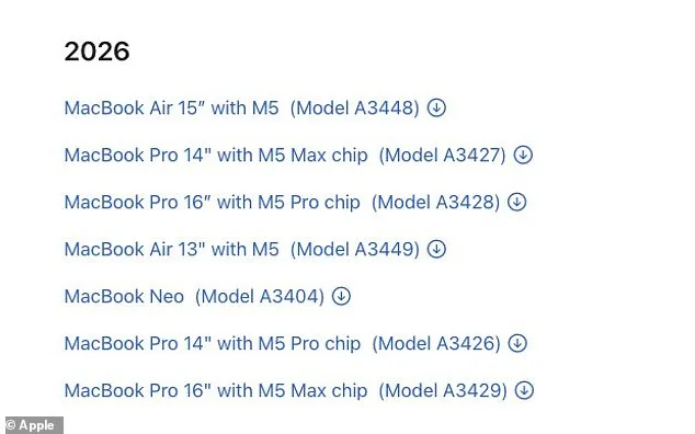 Apple Accidentally Leaks Name of New Budget MacBook Neo