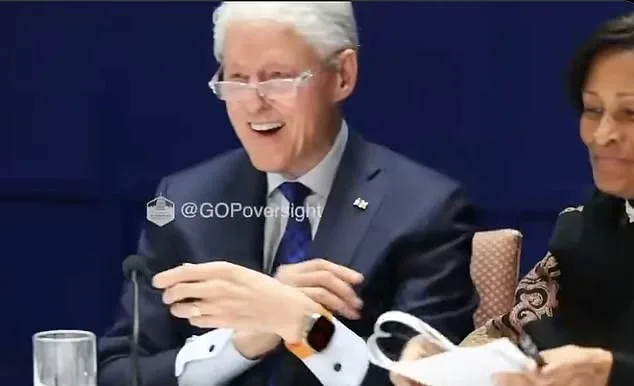 Bill Clinton Scrutinizes Epstein-Linked Hot Tub Photo with Redacted Figure During Testimony