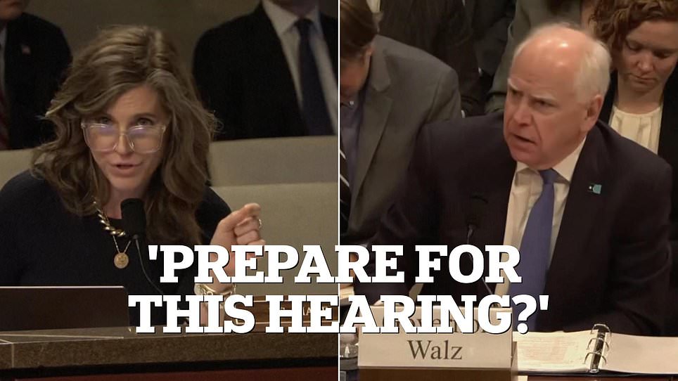 Tense Capitol Hill Confrontation: Walz Faces Mace's Personal and Political Questions