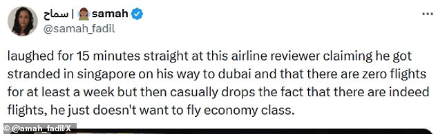 Aviation Influencer's 'Stranded' Tale Falls Flat as Refusal to Fly Economy Class Emerges