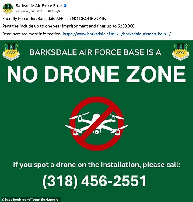 Drone Triggers Terror Alert at Barksdale Air Force Base, Prompting First U.S. Base Lockdown Since Iran War Begins