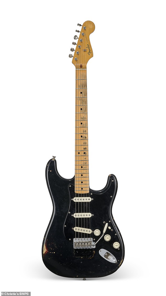 David Gilmour's Black Stratocaster Sells for £10.9 Million, Shattering Guitar Price Records
