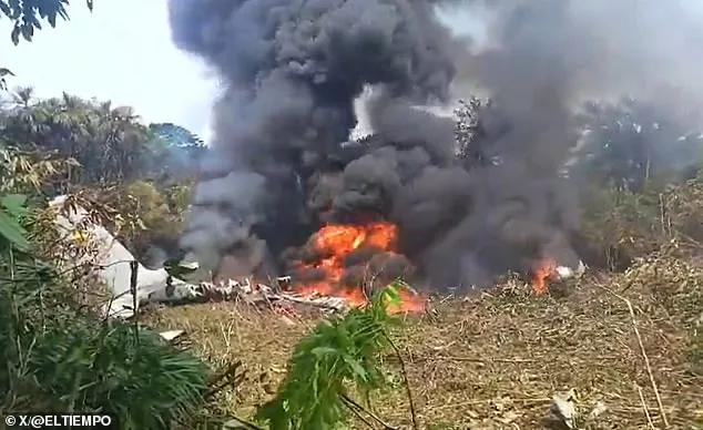 Military Plane Crash in Colombia Leaves 66 Dead, 4 Missing