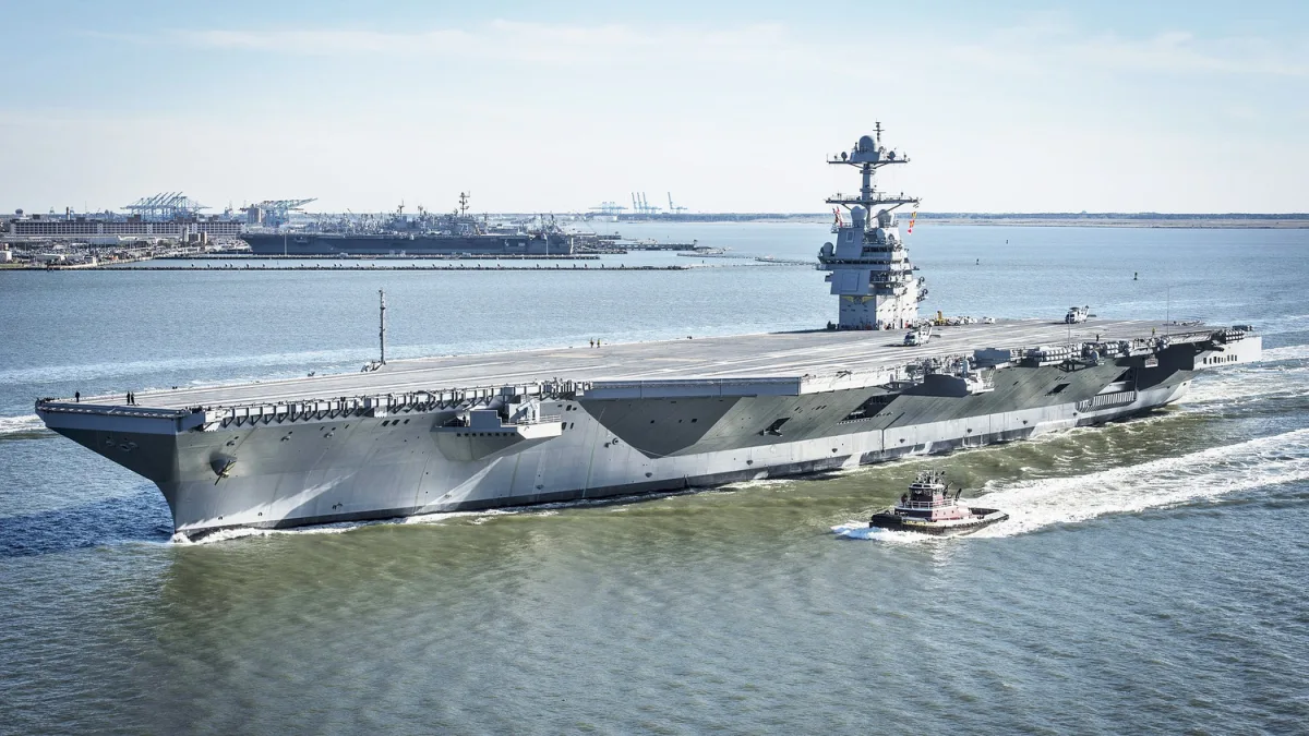 USS Gerald R. Ford's Fire Exposes System Vulnerabilities, Prompting Pentagon Concerns