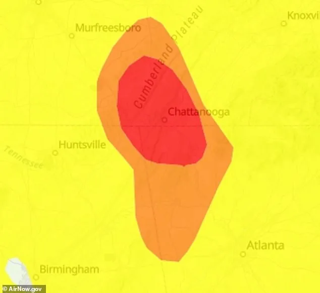 Health Officials Urge Caution as Hazardous Air Quality Spreads Across Tennessee, Georgia, and Alabama