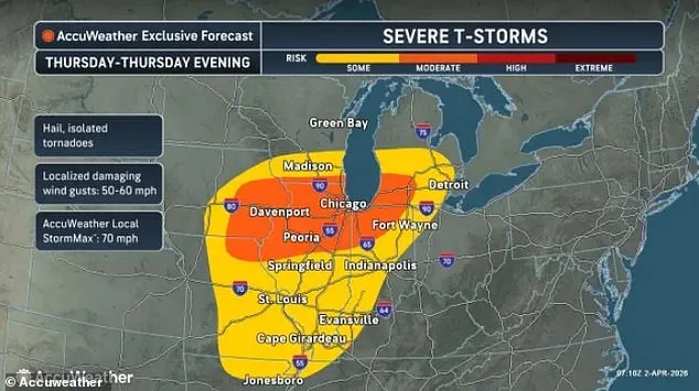 Tornado Alley Shifts East, Expanding Danger Zones as Severe Storms Target Major Cities
