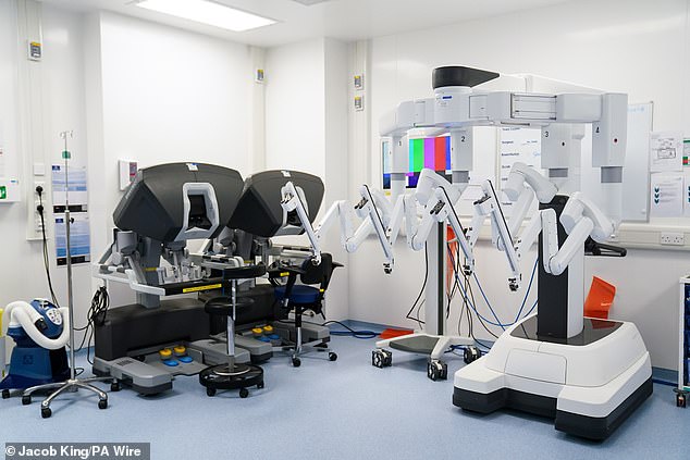 NHS robotic surgery access depends on geography, with London holding 28 systems versus six in the South West.
