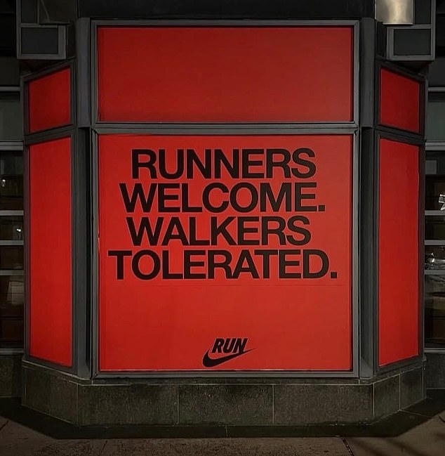 Nike faces backlash for elitist billboards targeting Parkrun walkers.