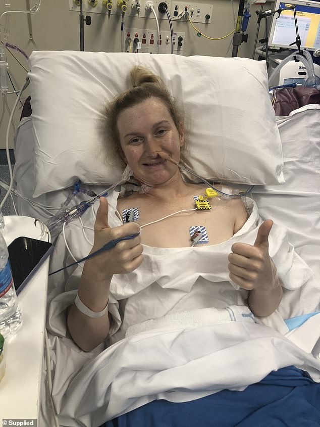 Cancer survivor Gemma Farquhar defies odds after 13cm bowel removal.
