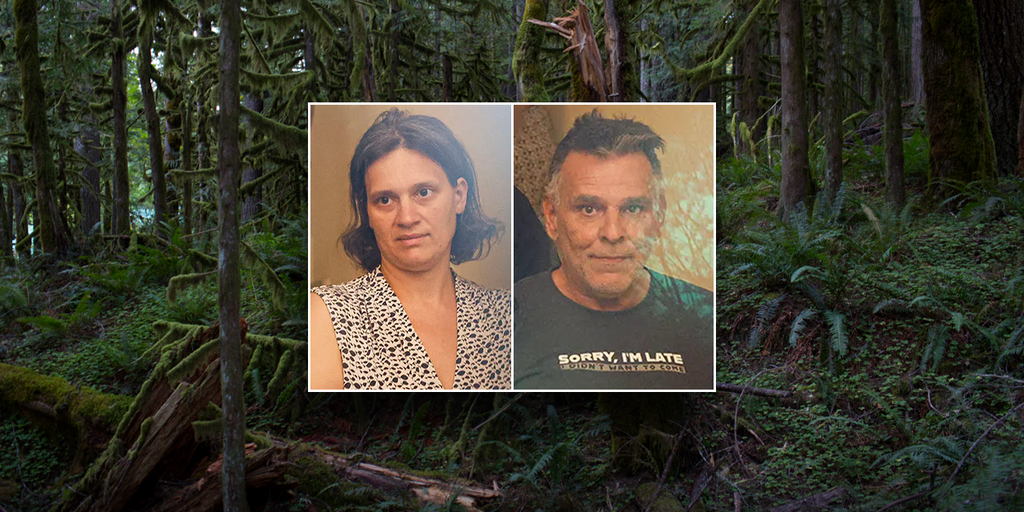Mother arrested with ex-cop after abandoning sons in forest.