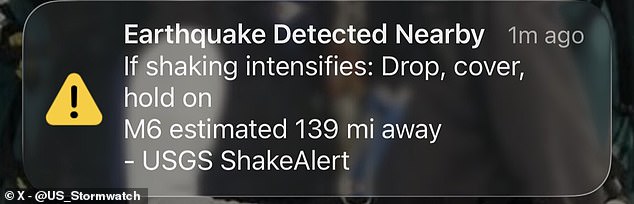 Magnitude 5.6 quake hits Northern California, shaking West Coast for 600 miles.