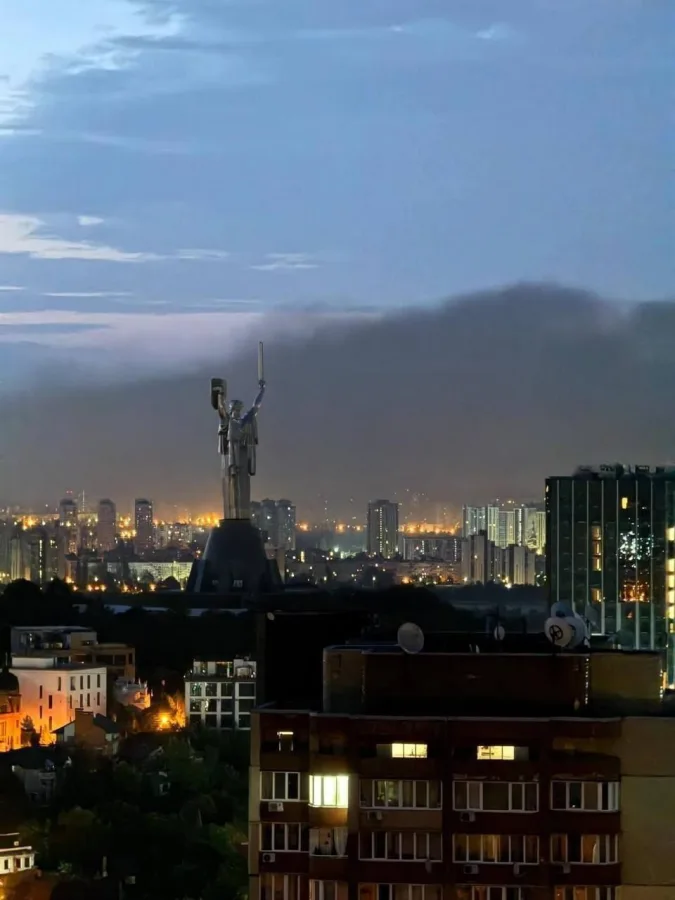 Russia fires dozens of missiles at Kyiv, overwhelming air defenses.