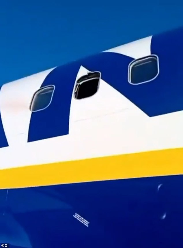 Wife saves husband dangling 20,000 feet by holding on as he falls out of plane window after cabin depressurization incident forces Ryanair flight passengers into emergency rescue operation over Eur...