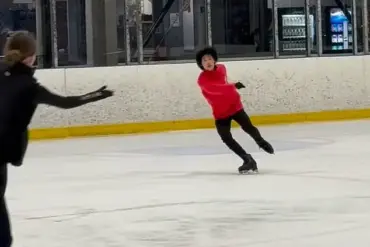Figure skater shares photo of plane before crash