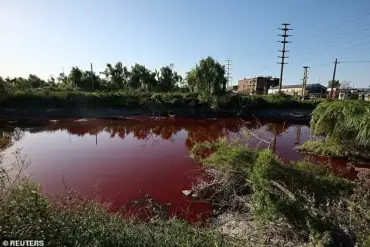 Blood-Red River in Argentina Causes Panic and Concern