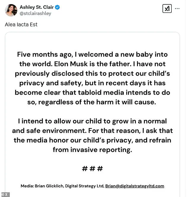 Elon Musk Welcomes 13th Child in Secret