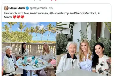 Ivanka Trump's Stylish Lunch Out with Maye Musk and Wendi Deng Murdoch