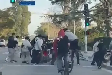 Shocking Video Shows Wild Mob Attack on Driver by Feral Teenagers in Los Angeles