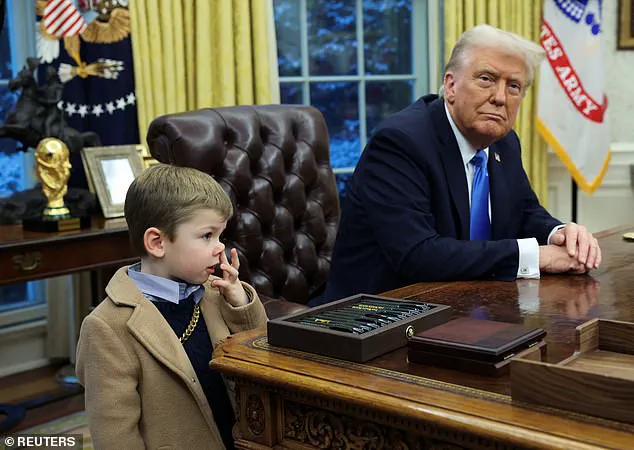 Trump replaces Resolute Desk with C&O after Elon Musk's son leaves unsavory mark