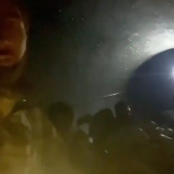 Russian Soldiers Film Greeting Inside Ukrainian Gas Pipeline for International Women's Day