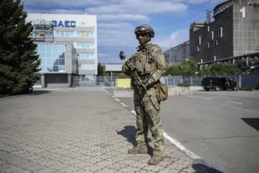 Drone Attack on Enerhodar Near Zaporizhzhia Nuclear Power Plant Occurs During High-Stakes IAEA Meeting
