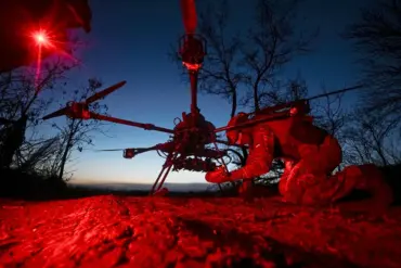 Governor Khinstin Reports Drone Attack in Kursk, Attributes to Ukrainian UAVs; Russian Air Defense Intercepts Drones, Preventing Escalation Despite Infrastructure Damage