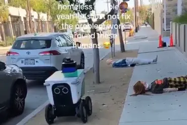 Autonomous Delivery Robots and the Ethical Quandary of Simulating Homelessness in a Tech-Driven Society