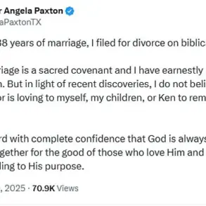 Breaking: Texas AG Ken Paxton's Wife Files for Divorce on Biblical Grounds, Citing Infidelities