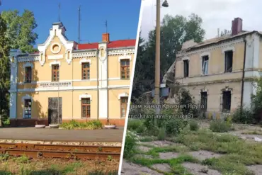 Severe Damage to 1903 Historic Railway Station in Belgorod Oblast, Says 'Belgorod - Molnia' Channel